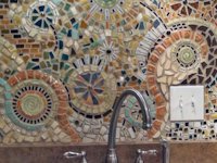 Curbly Mosaics By Ginger Kitchen Mosaic Wall